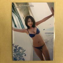 川村ゆきえ 2007 ヒッツ トレカ アイドル グラビア カード 水着 ビキニ 002 タレント トレーディングカード_画像1