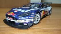 希少 ジャンク品 1/18 オートアート Aston Martin DBR9 RedBull レッドブル WINNER OF MUGELLO ムジェロ優勝 2006 AUTOart AA #33 80608_画像2