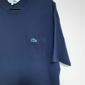 ★良品★　シュミーズラコステ　半袖Tシャツ　青ワニ　ネイビー　サイズ表記4