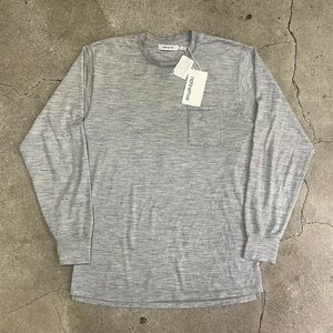 nonnative NN-C4308 DWELLER L/S TEE WOOL JERSEY Gray 2 Nonnative long sleeve cut and sewn gray 