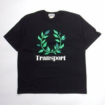 未使用品 TRANSPORT Champion 月桂樹 Tシャツ ブラック XL トランスポート チャンピオン_画像1