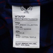 17ss Wtaps FROCK LS SHIRT COTTON TEXTILE 2 ダブルタップス ロングシャツ_画像6