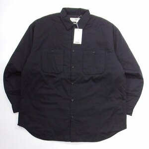 未使用品 Supreme MM6 Maison Margiela Padded Shirt Black L シュプリーム x MM6 メゾン マルジェラ パデッド シャツ ブラック