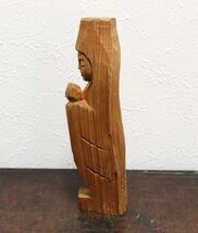 木彫 屋久杉彫刻 とても優しいお顔の観音菩薩像 円空仏 n658_画像4