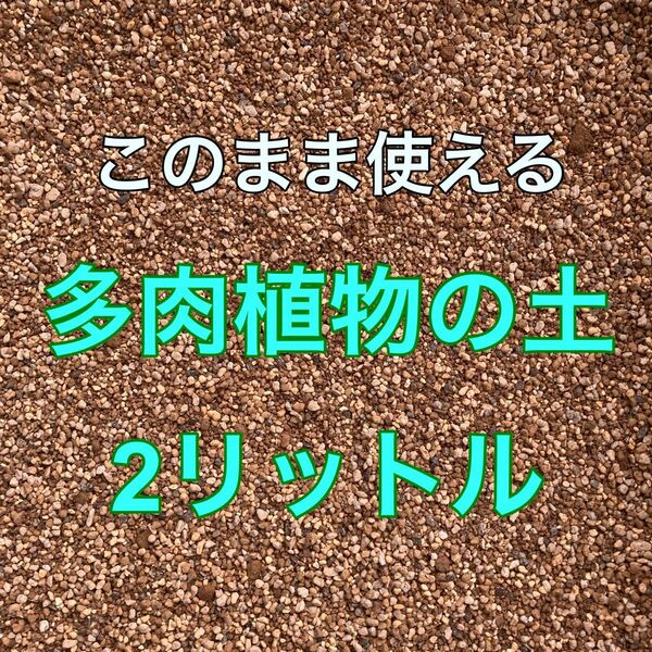 多肉植物の土　2リットル