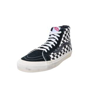 VANS チェッカーフラッグ SK8-Hi スニーカー US10 ブラック バンズ KL4BP2BU32