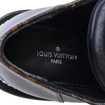 LOUIS VUITTON モノグラム レザー シューズ 35 ブラック ルイヴィトン KL4BPBSP33_画像10