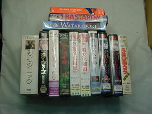  Thai tanik etc. anime / Western films VHS videotape 12 kind 13 volume secondhand goods..
