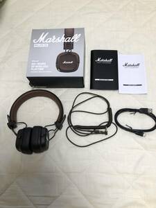 正規品　Marshall MAJOR Ⅳ ワイヤレスヘッドフォン Brown　マーシャル メジャー4