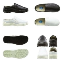コック靴 厨房用靴 JCMサボコックシューズ かかとが低いスリッパタイプ　白25.0cm 色・サイズ変更可_画像6