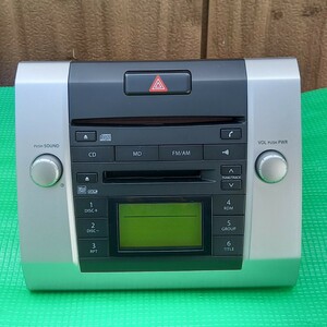 スズキ ワゴンR MH21S 純正 オーディオ CD MD FM AM 39101-65K10 クラリオン PS-4108J-B