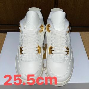 Nike WMNS Air Jordan 4 Retro"White&Gold"