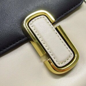 着物10 MARC JACOBS マーク・ジェイコブス レザー 2way ハンド/ショルダーバッグ ベージュ系 / 黒 レディース ブランド品 ☆☆☆☆☆の画像5