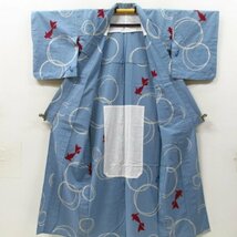 ★着物10★ 1円 木綿 浴衣 身丈158cm 裄62.5cm [同梱可] ☆_画像9