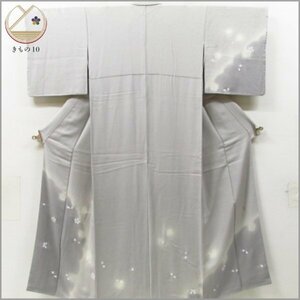 ★着物10★ 即決 逸品!! 絹 訪問着 【朝丘雪路】 袷 身丈160cm 裄63.5cm [同梱可] ☆☆☆☆☆