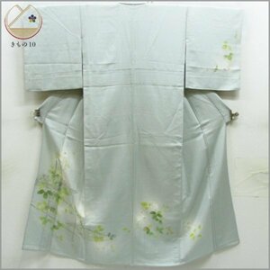 * kimono 10* silk tsukesage single . length 156cm.63.5cm [ including in a package possible ] **