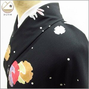 * kimono 10* 1 jpy .. fine pattern ..... length 160cm.63cm [ including in a package possible ] ***