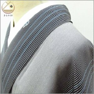* kimono 10* 1 jpy silk fine pattern single . length 155cm.65cm [ including in a package possible ] ***