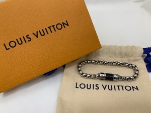 ☆格安セール☆　LOUIS VUITTON◆ブレスレット・チェーンモノグラム・エクリプス_SLV/メッキ/SLV/メンズ ◆24742