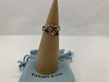 ☆1円スタート☆ TIFFANY＆Co ティファニー トリプルハート SV925 9号　リング 指輪 アクセサリー ◆24855_画像2