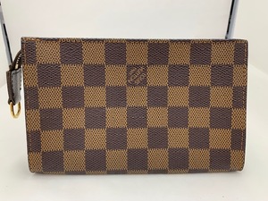 ☆1円スタート☆ LOUIS VUITTON ルイヴィトン LV ダミエ エベヌ ポーチ ミニポーチ ミニバッグ マレ 付属品　◆24989