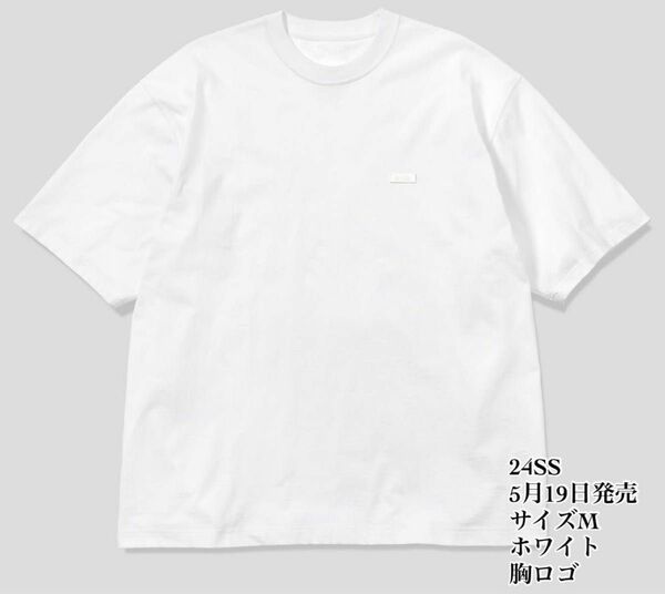 【24SS】ENNOY 3PACK T-SHIRTS (WHITE) 胸ロゴ　M