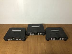 任天堂 ニンテンドー NINTENDO64 NUS-001 3台