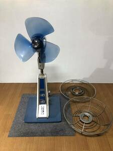  Showa Retro electric fan Hitachi H-625 part removing junk 