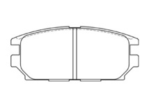 ランサーエボリューション CT9A ブレーキパッド リア左右セット エンドレス SSS EP265 ENDLESS リアのみ ランエボ8 evo8 LANCER Evolution_画像2