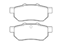 インテグラ DB9 ブレーキパッド リア左右セット エンドレス NEW タイプR EP210 取付セット ENDLESS TYPE R リアのみ INTEGRA_画像2