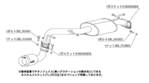 アルトラパン HE21S マフラー 柿本改 ハイパーGTボックスRev. S41308 KAKIMOTO RACING 柿本 カキモト hyper GTbox Rev. ALTO Lapin_画像2