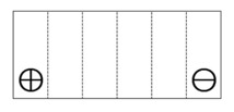 プラッツ NCP16 カーバッテリー パナソニック ブルーバッテリー カオスライト N-46B19R/L3 Panasonic Blue Battery caoslite PLATZ_画像2