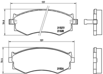 プレーリー M11 ブレーキパッド フロント左右セット ブレンボ ブラックパッド P30 002 brembo BLACK PAD フロントのみ PRAIRIE_画像4