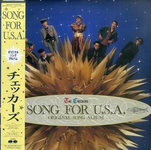 A00574170/LP/チェッカーズ(藤井フミヤ)「Song For U.S.A.(1986年・C28A-0502)」