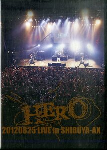 G00030797/DVD2枚組/HERO「20120825 Live in Shibuya-AX」