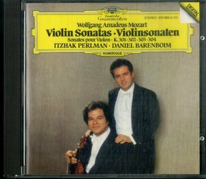 D00160978/CD/イツァーク・パールマン(Vn) / ダニエル・バレンボイム(Pf)「Mozart / Violin Sonatas K.301.302.303.304 (410-896-2)」