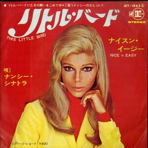 C00178776/EP/ナンシー・シナトラ(NANCY SINATRA)「This Little Bird / Nice n Easy (1968年・JET-1863・ヴォーカル)」