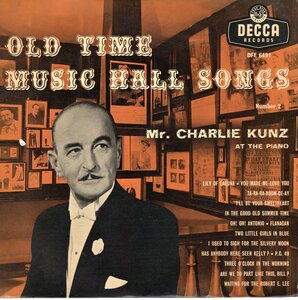 C00136718/EP/チャーリー・クンツ「Old Time Music Hall Songs - Number 2」