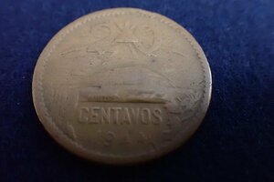 ★051614 メキシコ 古銭 20 CENTAVOS センターボ 1944 ★
