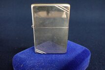 ★051704 ジッポ ZIPPO 純銀 #14 スターリングシルバー ライター ケース付 喫煙道具★_画像2