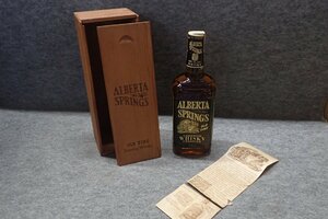 ★0517109　ALBERTA SPRINGS アルバータ スプリング カナディアン ウイスキー 箱入 750ml 45％★