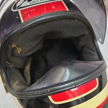 ジャンク品　観賞用　平忠彦レプリカ　当時物 Arai　 アライ フルフェイスヘルメット　ビンテージ　57・58cm_画像9