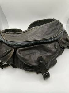 Backlashba crash body bag waist bag leather 