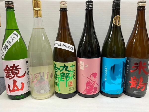 日本酒　一升瓶6本セット