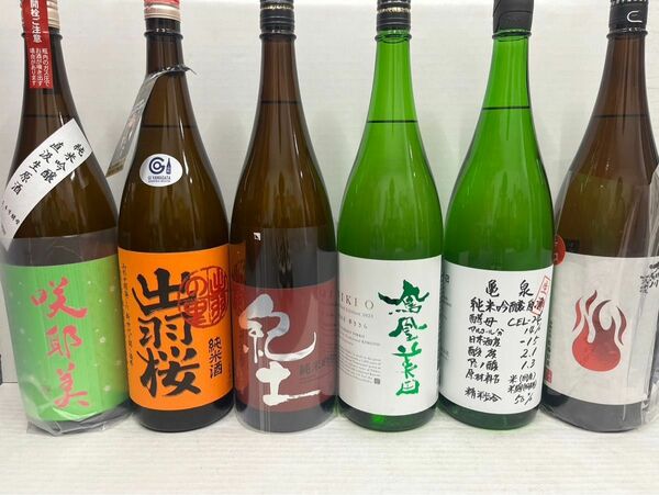 日本酒　一升瓶6本セット