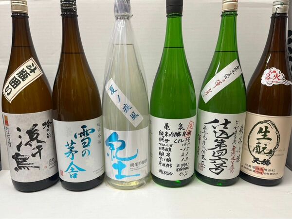 日本酒　一升瓶6本セット