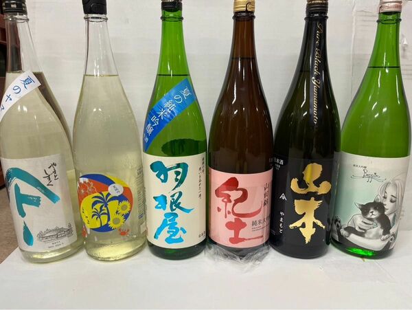 日本酒　一升瓶6本セット