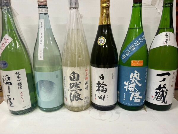 日本酒　一升瓶6本セット