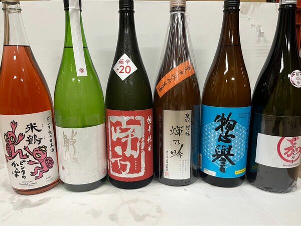 日本酒　一升瓶6本セット