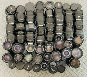  total 40 point and more Canon camera original lens set sale Canon AF MF lens single burnt point lens etc. large amount set sale operation not yet verification present condition goods Junk 